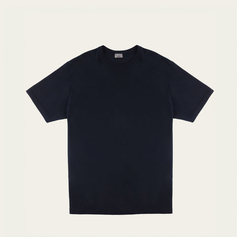 M555CB Ribbed Neck Cotton Tee
