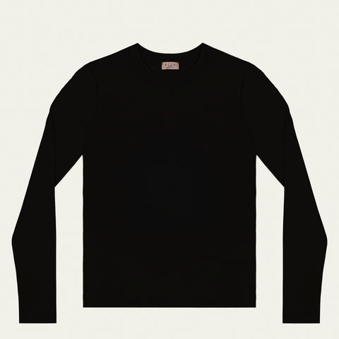 MF239681ML Heavy Gsm Interlock Long Sleeve Cotton Tee for Women