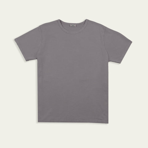 T6001 Crystal washed Double Stitch Collar Tee