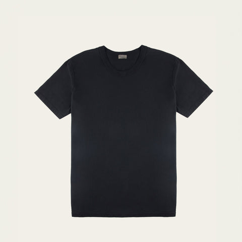 M536 Deep Neck Ribbed Cotton Tee