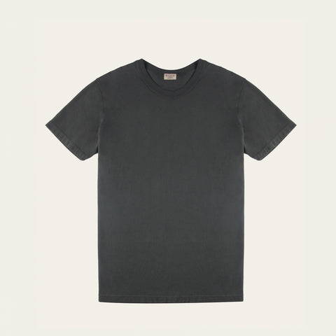 M536 Deep Neck Ribbed Cotton Tee