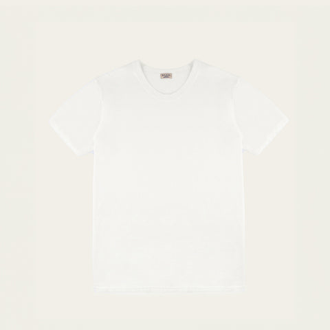 M536 Deep Neck Ribbed Cotton Tee