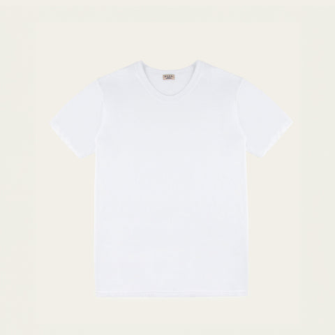 M536 Deep Neck Ribbed Cotton Tee