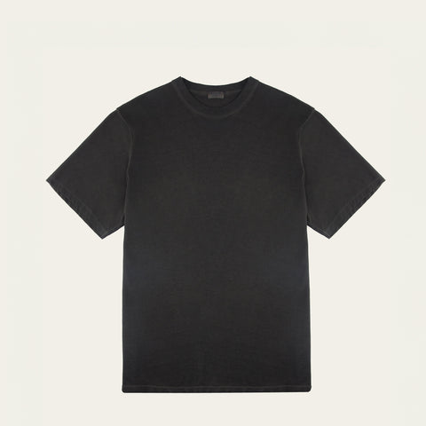 M553 TN Natural dyed Rib Neck boxy Tee