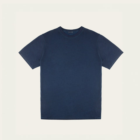 M553 TN Natural dyed Rib Neck boxy Tee