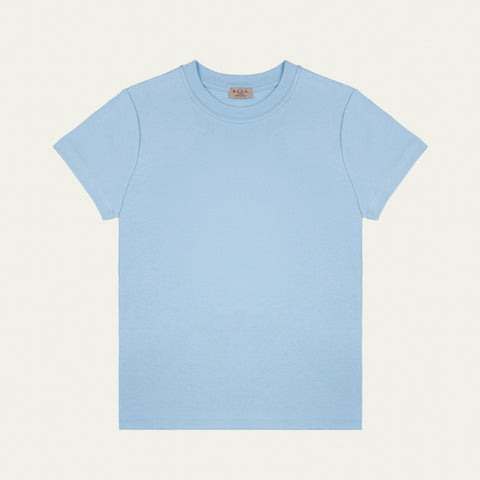 MF239681 Heavy Gsm Interlock Cotton Tee for Women